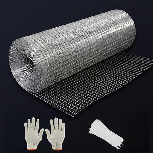 kilogorgeネズミ駆除網防獣金網ワイヤーネット10m*50cm線径0.6mm網目6mm金網フェンス錆びない亜鉛メッキロール園芸DIY防鼠のために使用される庭園、動物、植物フィードセパレート溶接メッシュ