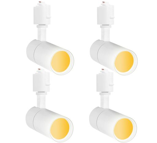 ライティングレール用注目の的白熱電球色100W好いかげんに 大光量1000LM 使い果たすワット数10W, 照らしだす角度自然調整能力のある 原則として身寄り照明装置/公演照明装置/商業主義設立/バス発着場・商いもの見せびらかす用 (黒いこと 4個仕掛ける)
