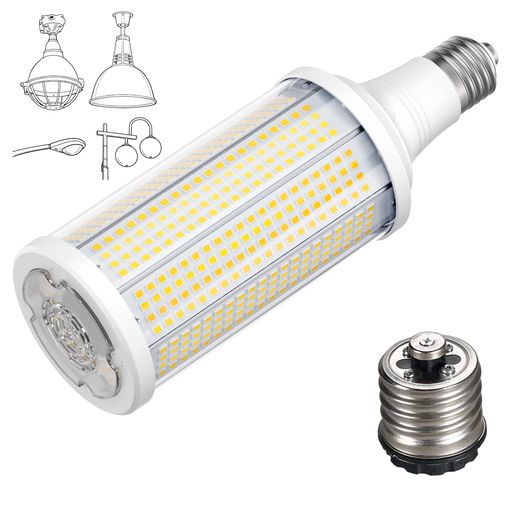 ANTSLIT LEDコーンラント電球 80W 密閉器具対応 高輝度12800lm 昼白色5000k E26 / E39(互換)小型軽量設計で安全 メタルハライドランプ150W相当 hf200x水銀ランプ200W代替 工事不要コーン型 高天井 防爆…|親愛商事