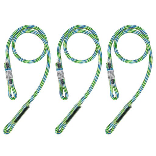 GMCLIMBING8mmダブルブレードプルージックコードアイツーアイVTプルージックループ耐熱性フリクションヒッチコードケブラーとポリエステル繊維使用76cm3本入り