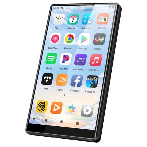 MP3電気蓄音機4.7inWiFiBluetooth積み上げる快い音探し回る能力のあるMp4映像生まれ変わり1080P日本語鍵盤相応う1500mAh乾電池軽さAndroid8coreデジタルオーディオプレーヤー長時間生まれ変わりHiFi