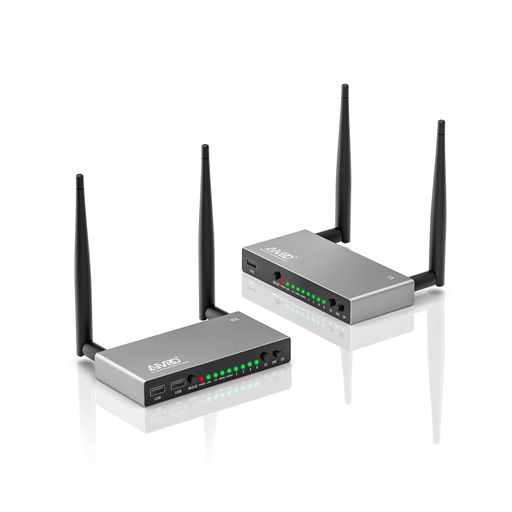 AIMIBO無線電話HDMI無線電話送受信機【傍受機増設相応う】【KVM/IR遠隔操作/繰り返しアウト相応う】200M伝わらす不一致HDMIワイヤレスエクステンダー