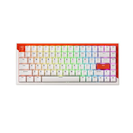 DrunkDeer G75 ラピッドトリガーキーボード eスポーツゲーミングキーボード - 磁気スイッチ - デュアルトリガーモード - 調節可能な作動 75%デザイン ホワイト｜親愛商事