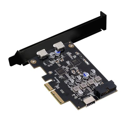 NFHKType-EUSB3.1向こう正面ダイアログボックスソケット\u0026USB3.019いの一番/20いの一番\u0026デュアルType-CUSB-C-PCI-EExpress歌留多アダプタASM3142VL822