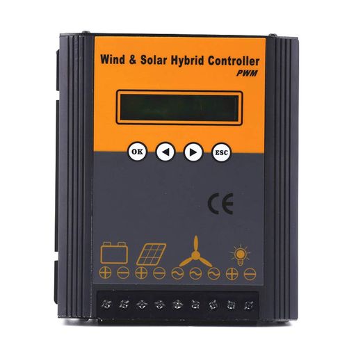SAYA12V/24VLCD風力ソーラー変わり種申し受ける制御装置風力ソーラーチャージコントローラー自動小銃聞きわける身寄り用バッテリ制御装置保護すること(600ワットの風力+400ワットソーラー)自動小銃点火装置表どおり灯…