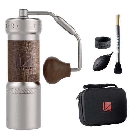 1Zpresso K-Ultra 手挽きコーヒーミル (K-Ultraシルバー・ケース付き)|親愛商事