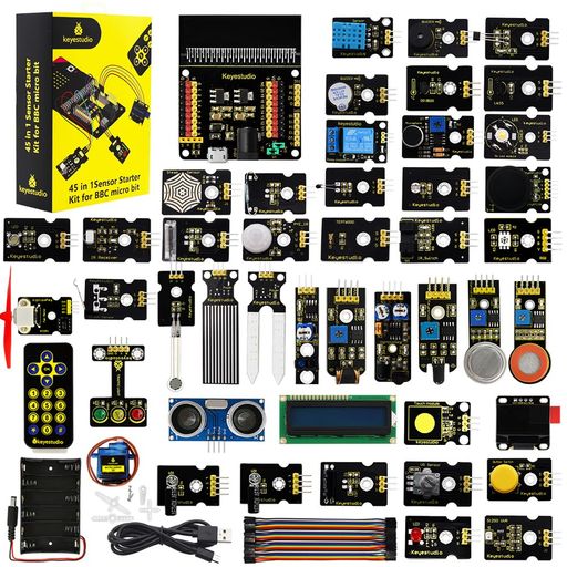 KEYESTUDIO 45 センサースターターキット Microbit (マイクロビットボードなし)|親愛商事