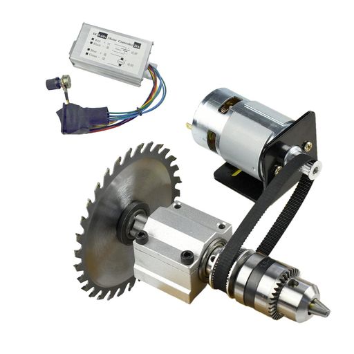 CHANCS775DIY電動テーブルソーミニ丸鋸コードレスDC24V12000RPMPWM素早さ制御装置最終生産物起電力DC9-60V