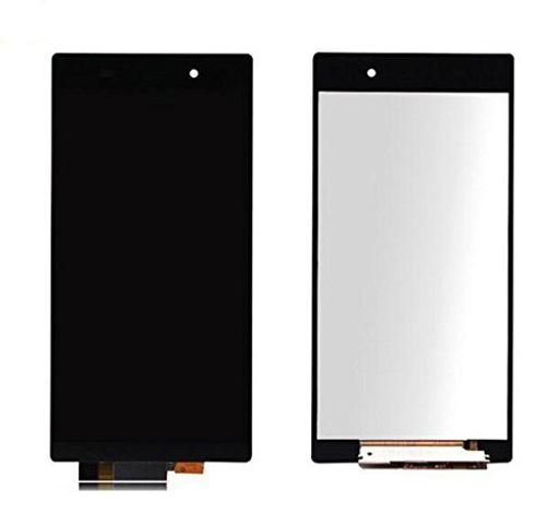 HJSonyXperiaZ1L39hC6902C6903C6906C6943修理用フロントパネル(フロントガラスデジタイザ)タッチパネルLcd液晶パネルセット修理工具付き(XperiaZ1黒)