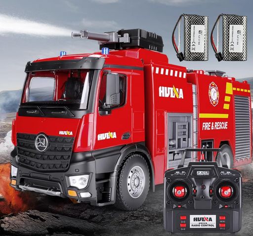 ラジコンカー こども向け 消防車 RCカー おもちゃ 緊急車両 1:14 RC 消防シリーズ 多機能 建設車両 合金強化版 22CH 2.4GHz無線 LED搭載 水スプレー 玩具 子供 車 の オモチャ 贈り物【付2*充電池&hellip;｜親愛商事