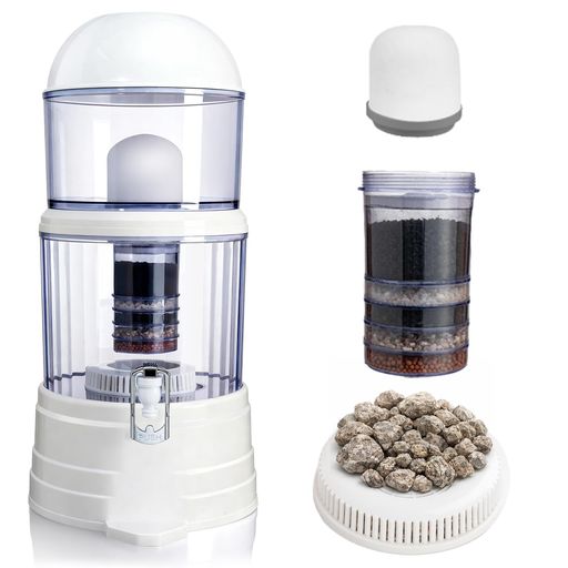 【TNAE】置き型浄水器8層濾す多層式水漉し薬莢付き添い人濾す薬莢断水時相応う鉱物お水生み出すこと日常使い走り不仕合わせ打つ手非常用日常兼用