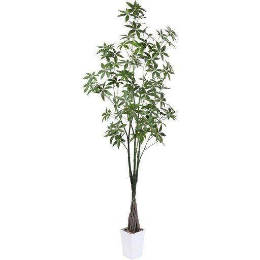 フェイクグリーン人工観葉植物観葉樹造花大型パキラ高さ180cm幸福の木光触媒空気清浄世話がない屋内ホーム玄関オフィスインテリアおしゃれ