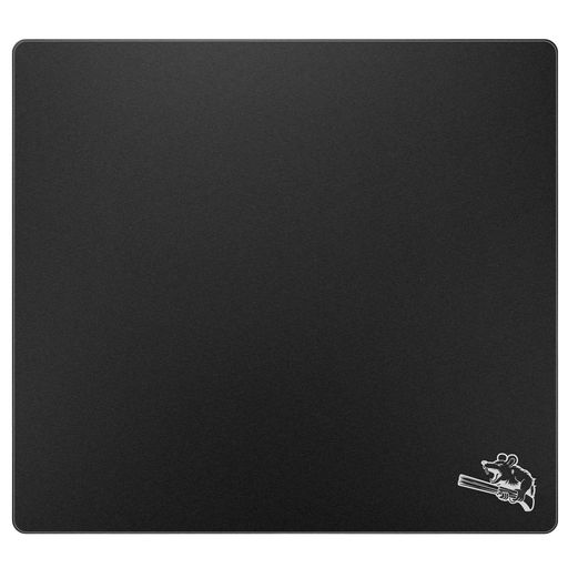 SIROOLAC グラスゲーミングマウスパッド 400mmx500mm FPSゲーム 特殊強化ガラス 耐久性に優れ 厚さ3mm 正確かつ迅速に対戦相手を狙い撃つことができます (400mmx500mm, ブラック)｜親愛商事