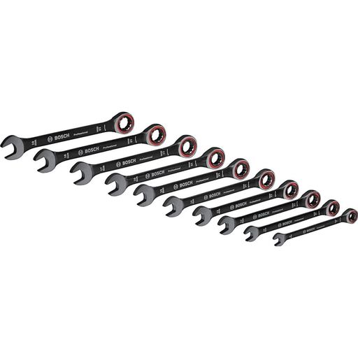 Bosch Professional(ボッシュ) コンビネーションスパナ10サイズセット 1600A016BU|親愛商事