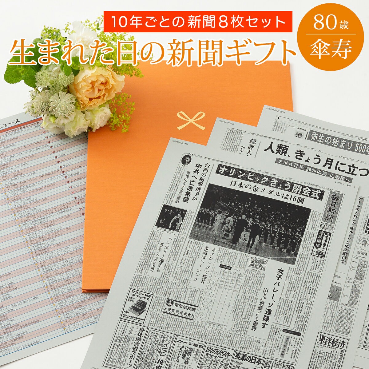 楽天市場 金婚式に感動を贈る お誕生日新聞 金婚式 プレゼント お祝い 50周年 両親 結婚 記念日 新聞 ポケットファイル ご結婚された日 10周年 周年 30周年 40周年 新聞5枚セット ルーペ ギフト包装 紙袋 付き お誕生日新聞 楽天市場店