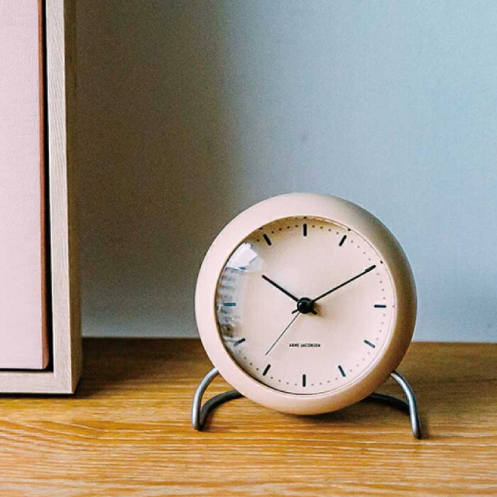   テーブルクロック　置時計　デンマーク 楽天市場】ARNE JACOBSEN アルネヤコブセン Table Clock LK ホワイト