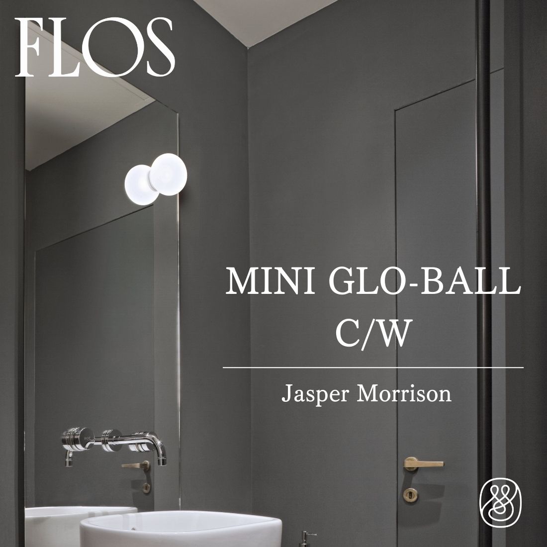 【P10倍/レビュー特典有】FLOS（フロス）MINI GLO-BALL C/W （ミニ グロボール シーリングライト / ウォールランプ） | 壁付照明 天井灯 ライト シンプル デザイナーズ 照明 Jasper Morrison ジャスパー・モリソン｜Shinc lab. 店
