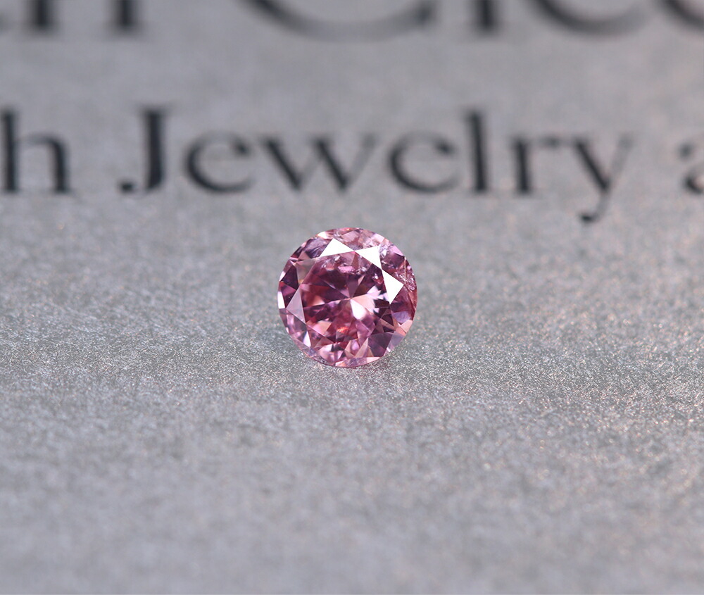 楽天市場】天然ピンクダイヤモンド 0.027ct FANCY VIVID PURPLISH PINK