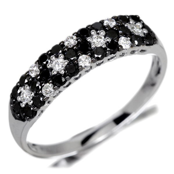 【楽天市場】K18WG 0.50ctブラックダイヤモンド リング：ジェムストーン専門店 SHINCOKI