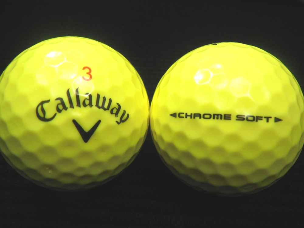 Callaway　CHROME SOFT 黄 ロストボール 楽天市場】ランク2 高品質ロスト Callaway キャロウェイ