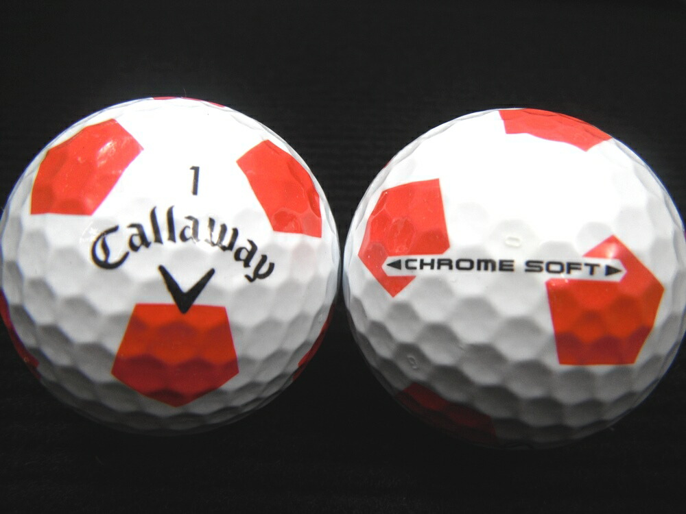 キャロウェイ CHROME SOFT トゥルービス 2022年式 20個　レッド Callaway キャロウェイ 2022 CHROME SOFT TRUVIS ボール 1ダース