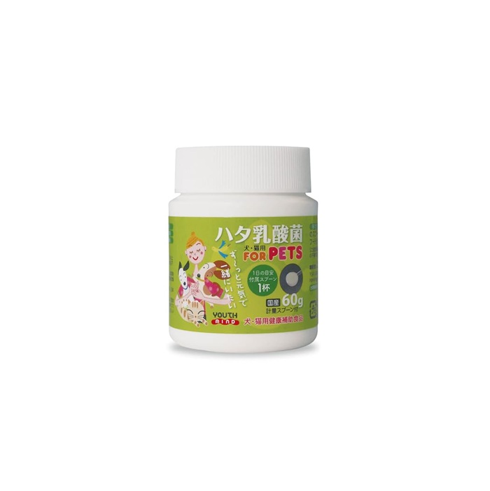 ハタ乳酸菌 FOR PETS（犬・猫用）60g  4562454728238 はた乳酸菌 ビフィズス菌 思わしい食料雑貨類 国内定め事品 貨物輸送無料