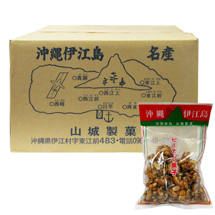 伊江島黒糖ピーナッツ450g×12個 伊江島産黒糖ピーナッツ（450g 12袋セット(1箱）） | shineishoten