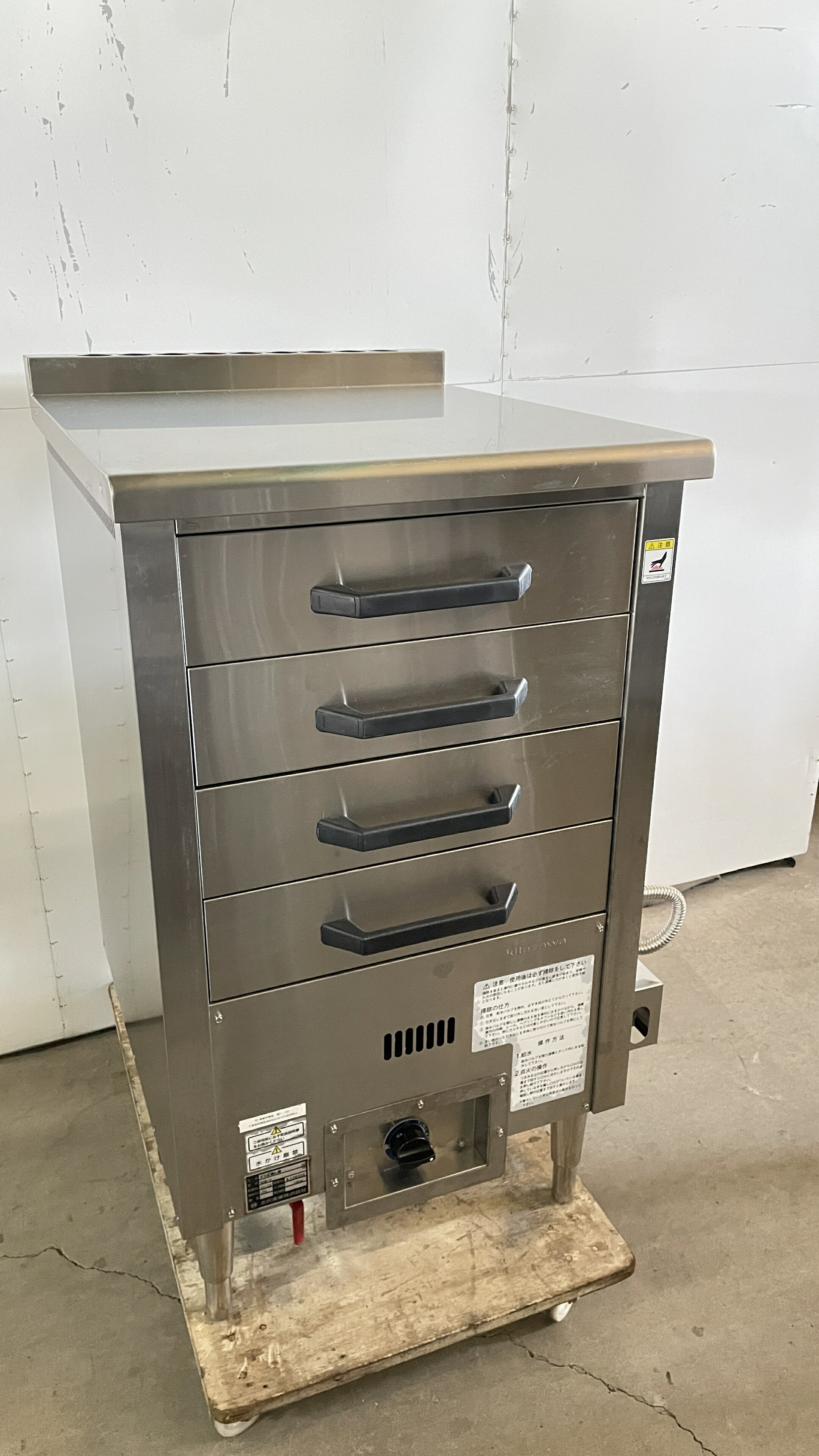 荒畑製作所 製菓 製パン器具 スチーマーボックス ステンレスボイラー 店舗 蒸し器 「LPガス用」 荒畑製作所 製菓 製パン器具 スチーマーボックス ステンレス