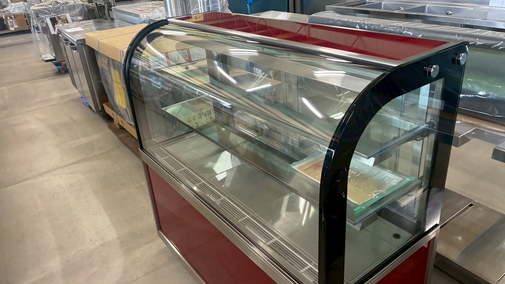 【中古】2014年製 大穂製作所 対面型冷蔵ショーケース（低温） OHGF-CTBa-1200 W1200&times;D500&times;H1150mm｜シンエイ厨房 店
