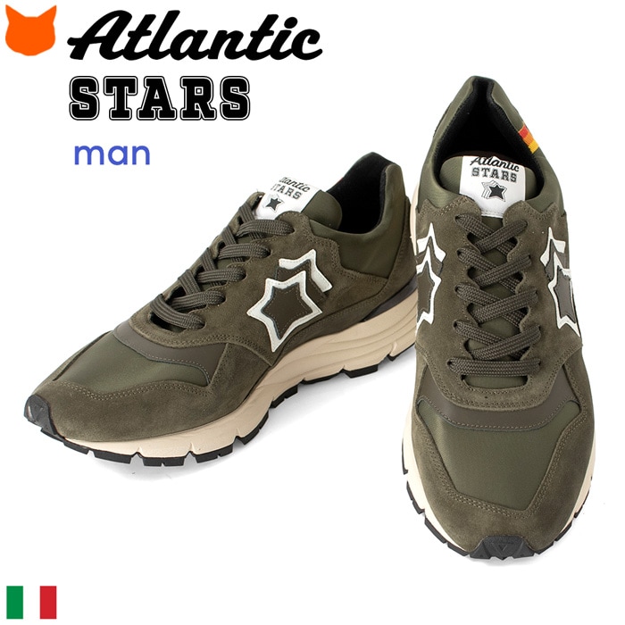 【楽天市場】イタリア製 スニーカー メンズ Atlantic STARS