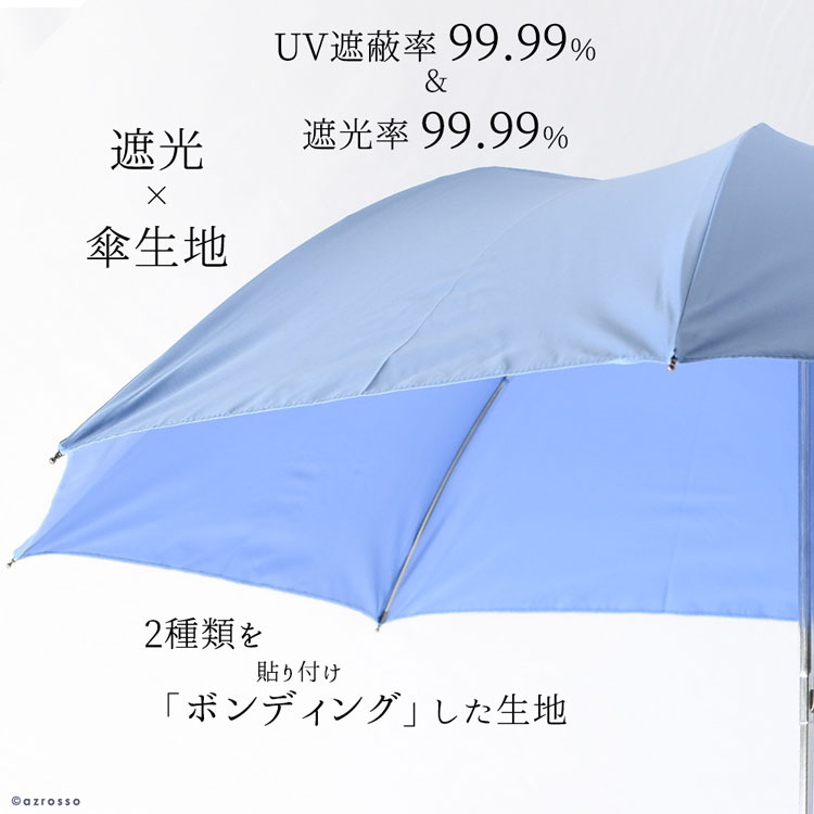 ブルー 折りたたみ傘 晴雨兼用 UVカット 完全遮光 紫外線 日傘 雨傘 青 傘 | vortexcompany.co