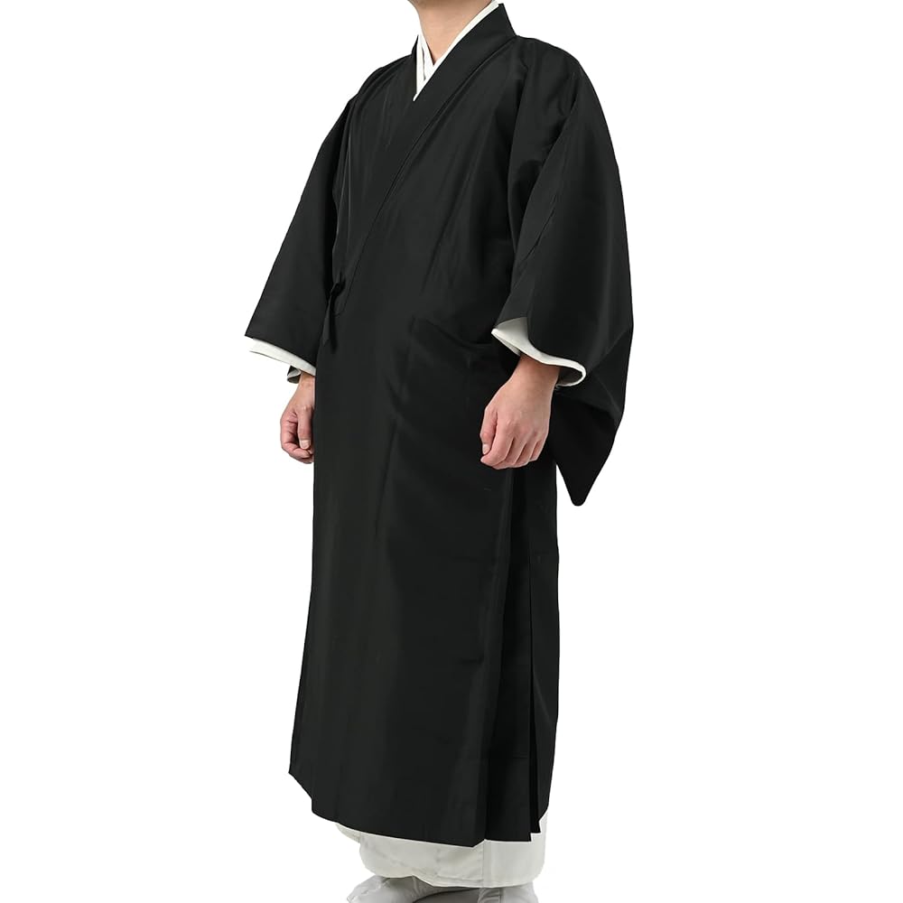 法衣 改良服 黒衣 真言宗 冬用 化繊 洗濯可能 丈長め メンズ 男性向け｜shingon.shop 店