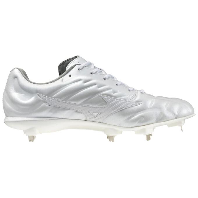 mizuno ミズノ ライトレボプロ 11GM240001 高校野球対応 熱中症対策 白スパイク トップモデル 軽量　Pカバー取り付けの場合は4日ほどかかります