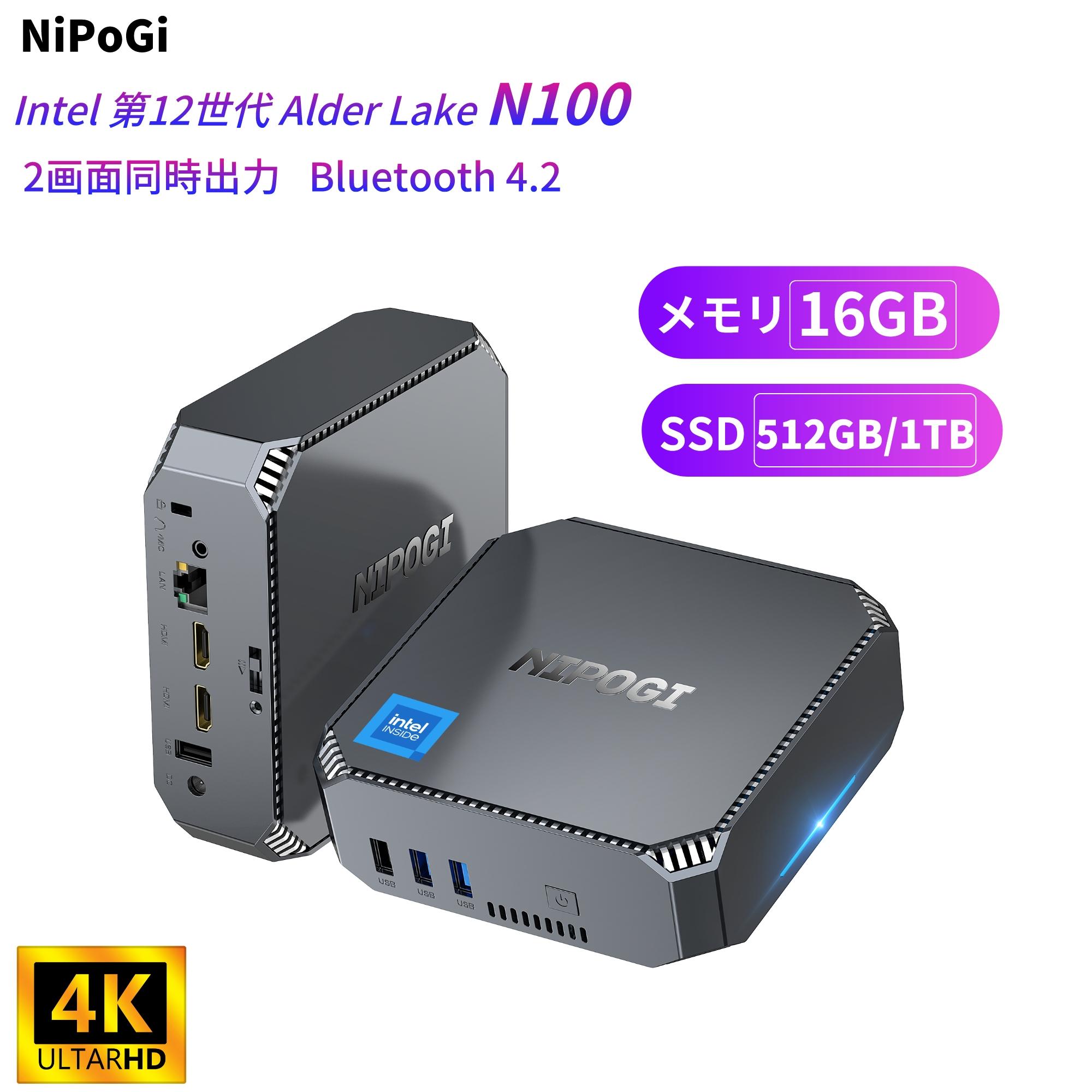 楽天市場】【楽天1位連続受賞】Nipogi 手のひらサイズ ミニpc ミニ 