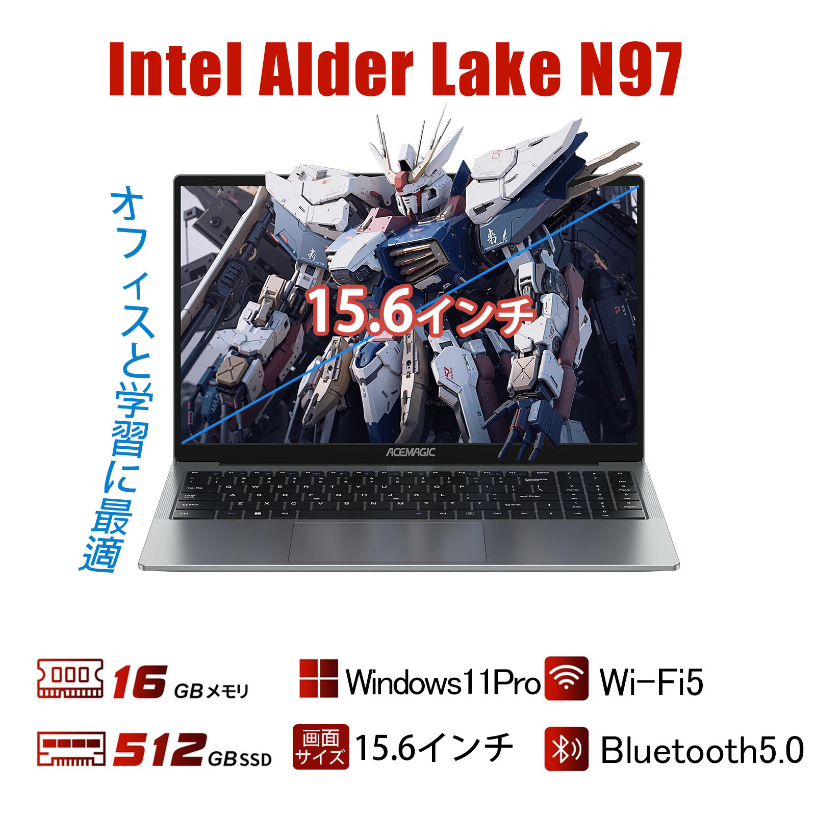 ノートパソコン 新品インテル Alder Lake N97 Amazon.co.jp: ノートパソコン 15.6インチ ノートPC 最新