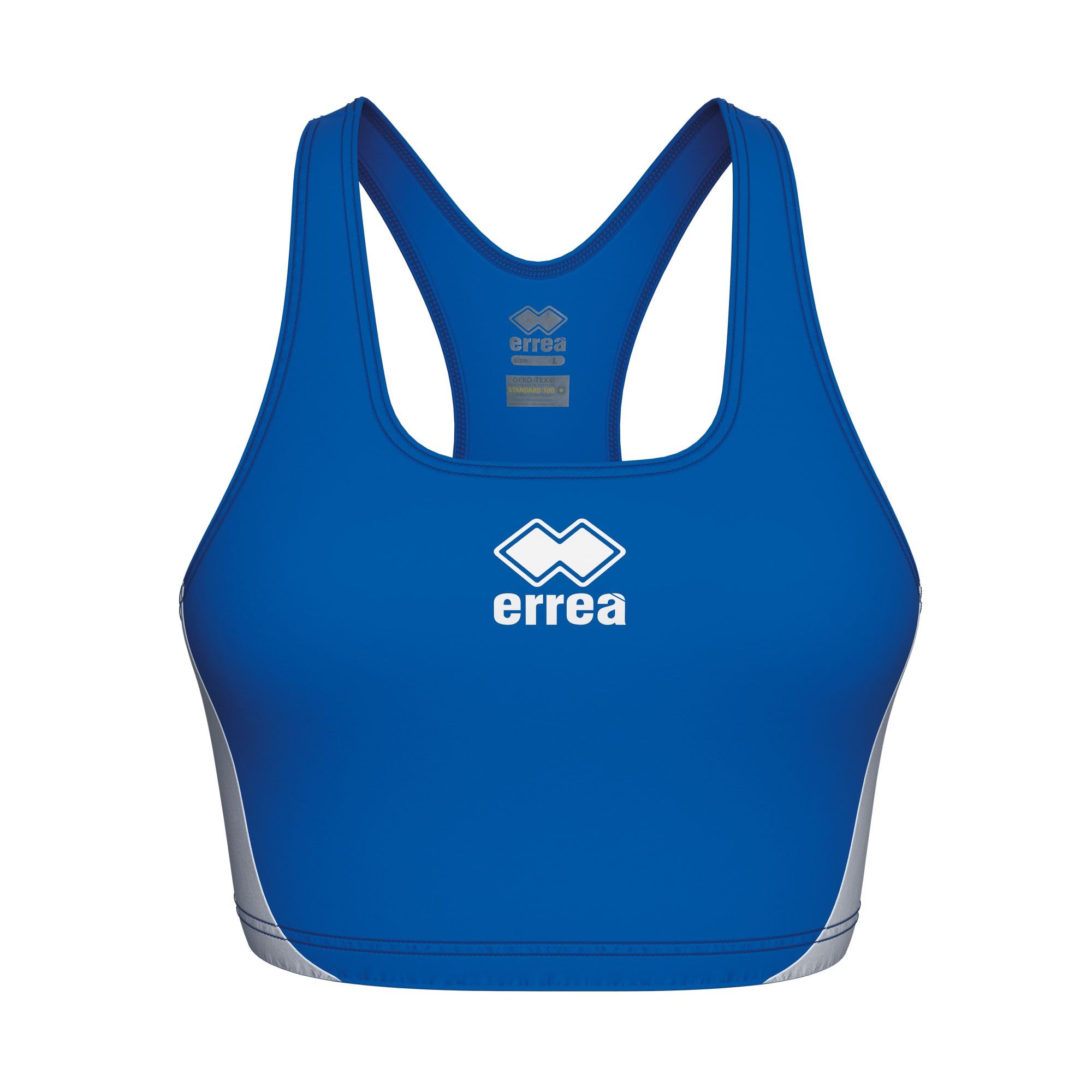 Errea 力くらべ トップス レディース [ ELAINE ] フラットスティッチ 対比色合い傍え (S大いさ) 青碧/白いこと GM1Q0S01500 【定まり品】