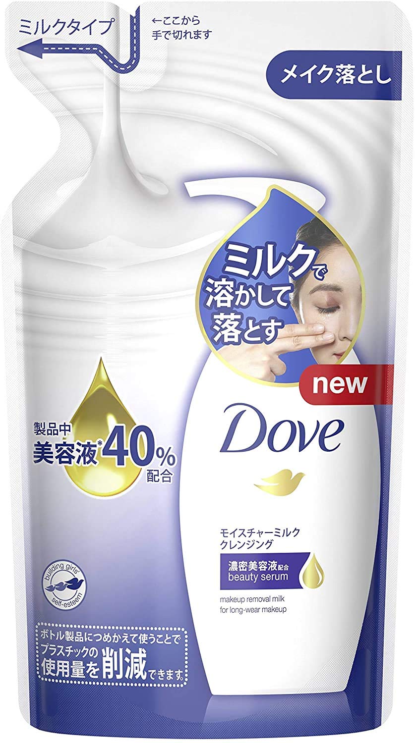 Dove ダヴ モイスチャー ミルククレンジング つめかえ用 180ml × 24点