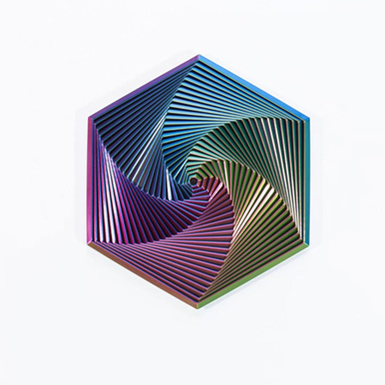 Ginhkok ストレス解消グッズ おもちゃ 手遊び 大人 耐久性 不安を軽減し 集中力を高め 人間工学 フラクタル六角形 多用途で持ち運び可能 不安やストレスを和らげる画像