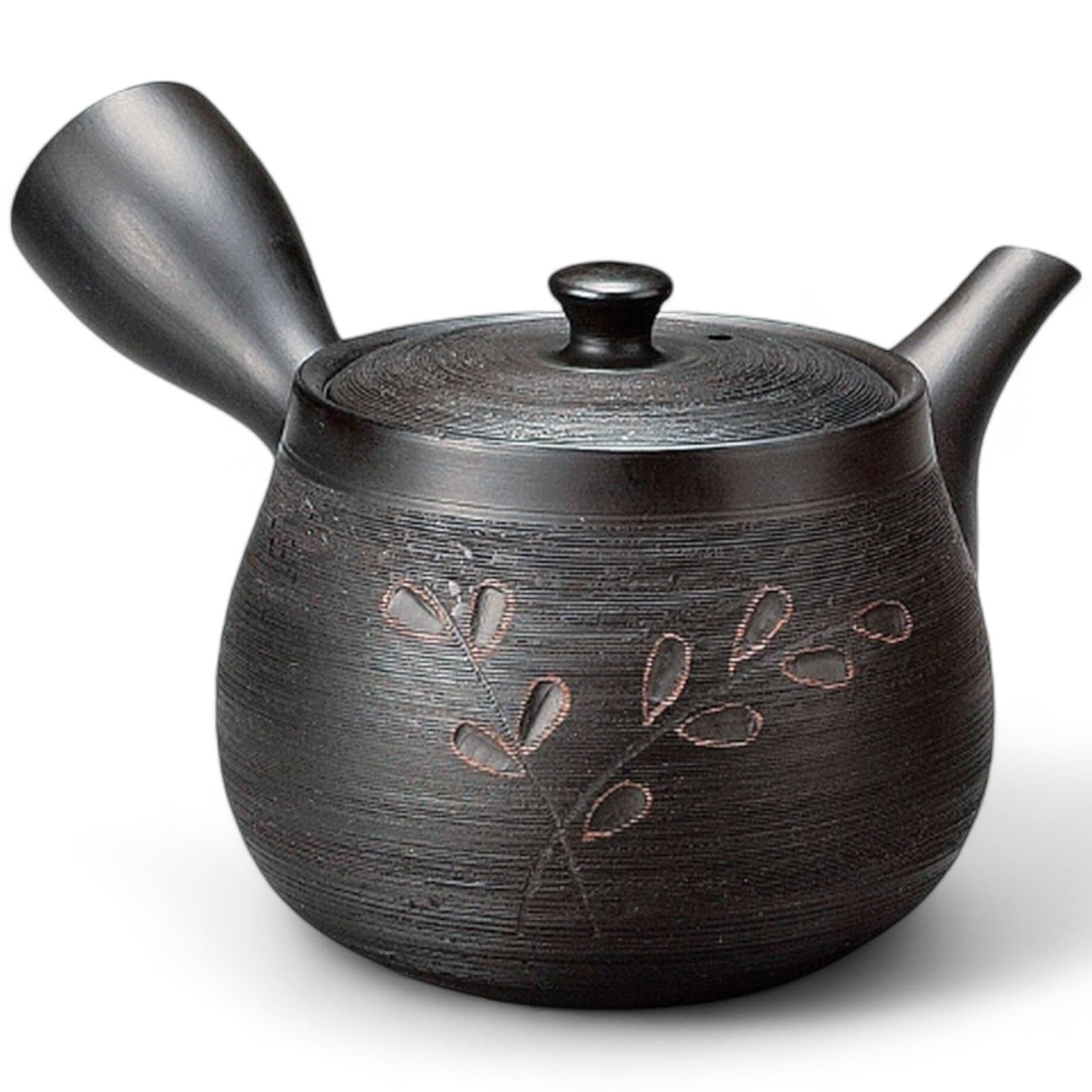J-kitchens 昭和 もの懐かしさポット 茶具 常滑焼 セラメッシュ網 急須 茶こし 付 490竓 日本製 茶道具・湯呑・急須-コーヒー・お茶用品-キッチン用品・食器・調理器具