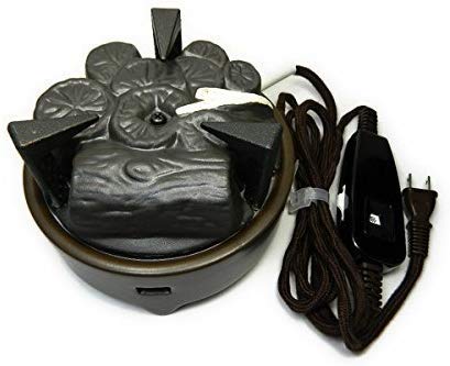 ■茶道具 遠赤外線 炭型 電熱器、 風炉用 明かり炭 YU-001-3P、【 強(500W) / 弱(200W) / 切 】３座標軸 うつり変わり取り替えっこ付［ 裏千家用 ］