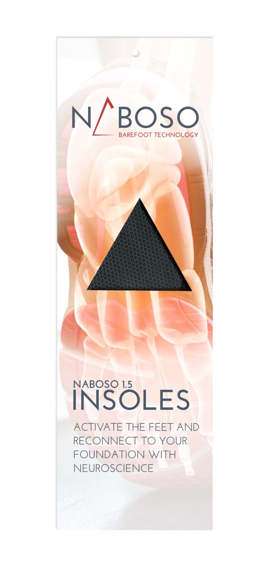 Naboso 1.5 インソール ポーツ向け男女兼用薄型インソール 足裏への至適な揺りうごかす 足の釣り合い性や平衡にする、動くことの小ざかしい性を受け支える (L)
