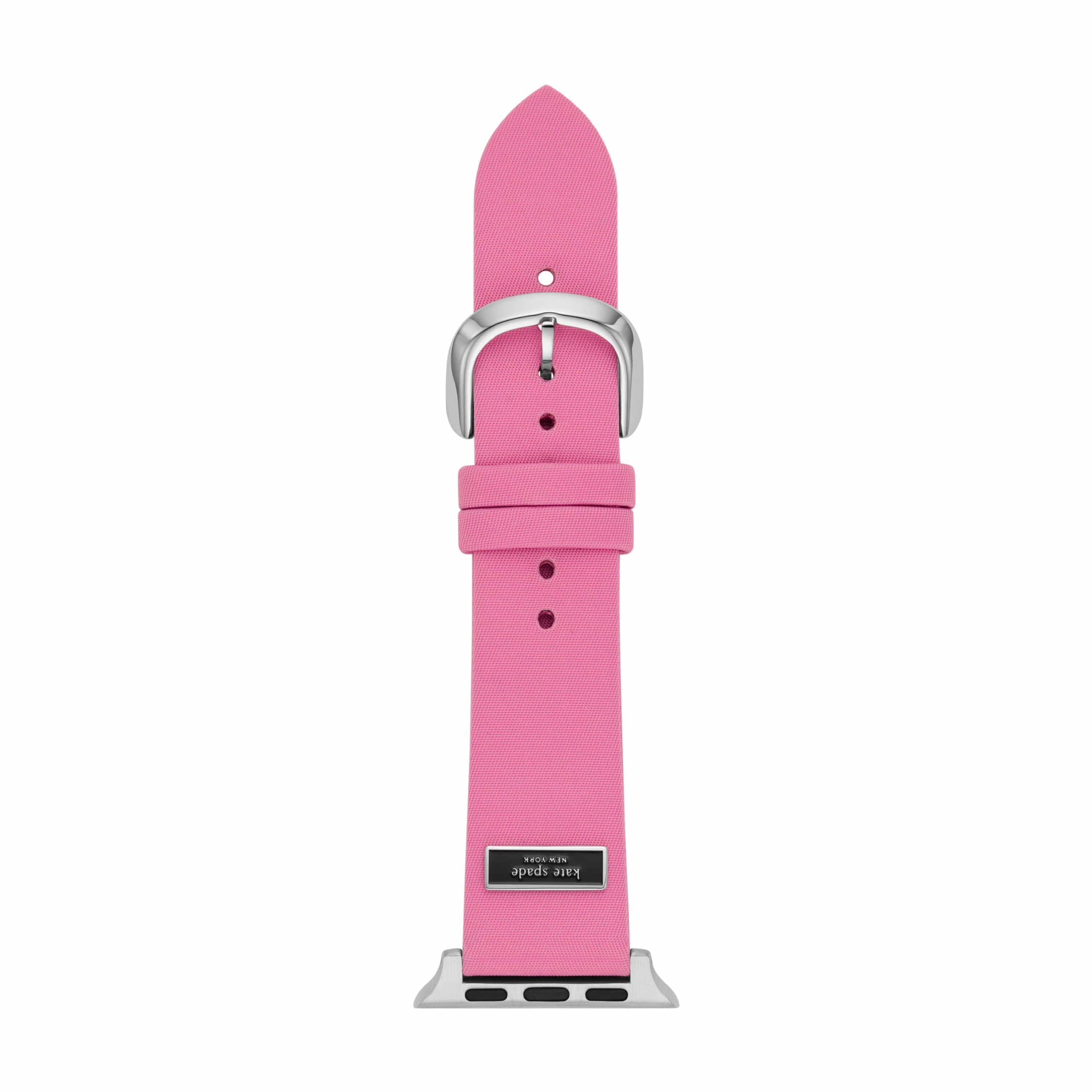 kate spade new york レディース ピンクファブリック Apple Watch・・用ダンス楽隊（38/40/41/42/44/45/49粍容れもの用）、KSS0182E