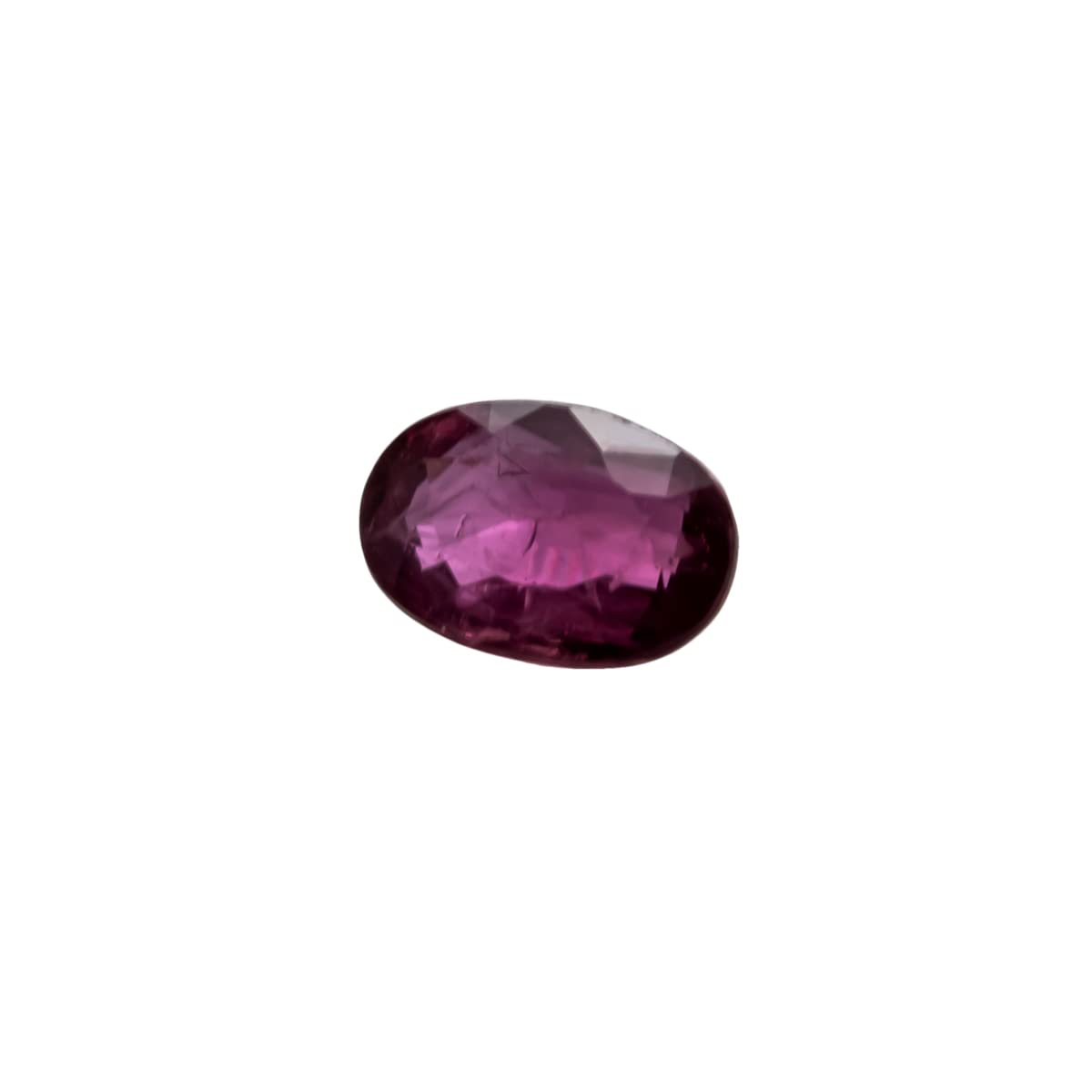 天然石 ルビー ルース 0.475ct 5×3.5mm オーバル ブリリアントカット 7月誕生石 紅玉 パワーストーン ハンドメイド ジュエリー加工用 プレゼント (2-46)|シンイノストア