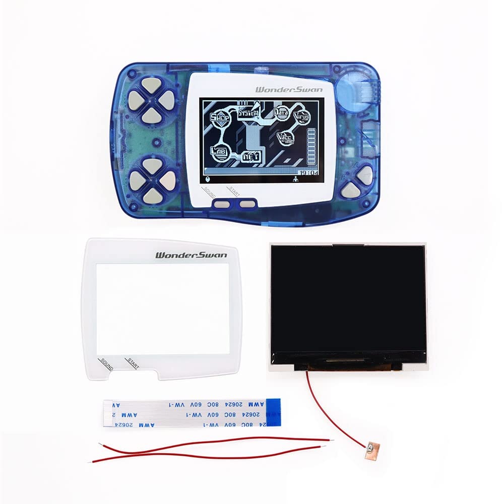 【玄人/ハンダ付け改造経験者専用】初代ワンダースワン スワン 白黒用 WonderSwan バックライトIPS液晶 カスタムツールキット 取り付けマニュアル・レビュ- [SRPJ2414]｜シンイノストア