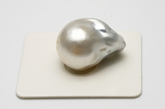 楽天市場】南洋白蝶真珠パールルース 20×14mm ホワイトカラー