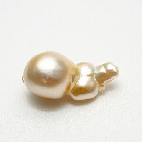 南洋白蝶真珠パールルース　25&times;12mm　ナチュラルゴールドカラー｜真珠倶楽部