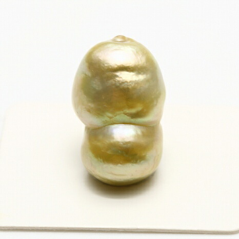南洋白蝶真珠パールルース 22×14mm ナチュラルゴールドカラー|真珠倶楽部