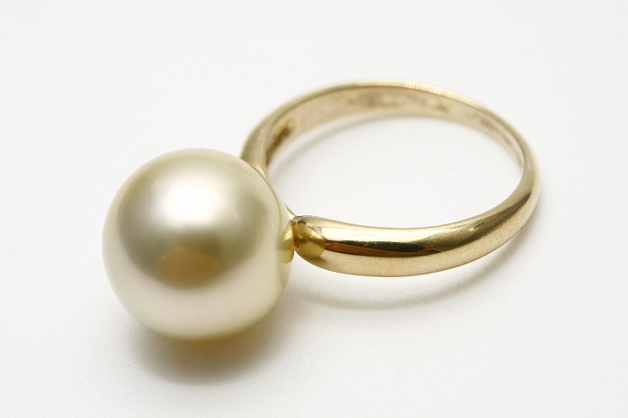 楽天市場】マベ真珠パールリング【指輪】 16mm クリームカラー : 真珠