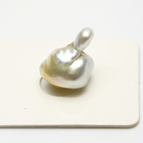 南洋白蝶真珠パールルース ケシ 14×11mm シルバーゴールドカラー|真珠倶楽部