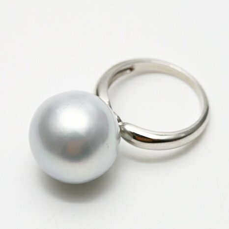 南洋白蝶真珠パールリング【指輪】　16mm　シルバーブルーカラー 楽天市場】南洋白蝶真珠パールリング【指輪】 16mm シルバーブルー